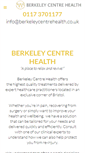 Mobile Screenshot of berkeleycentrehealth.co.uk